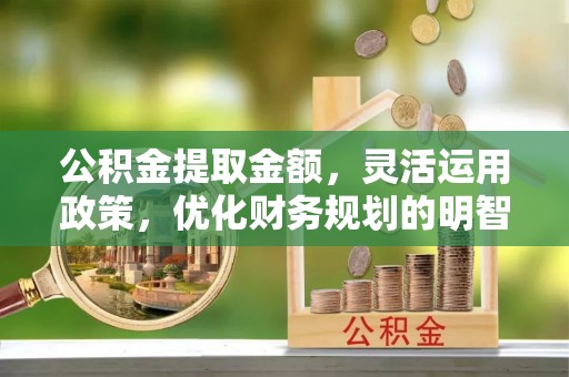 潭子公积金提取金额，灵活运用政策，优化财务规划的明智选择