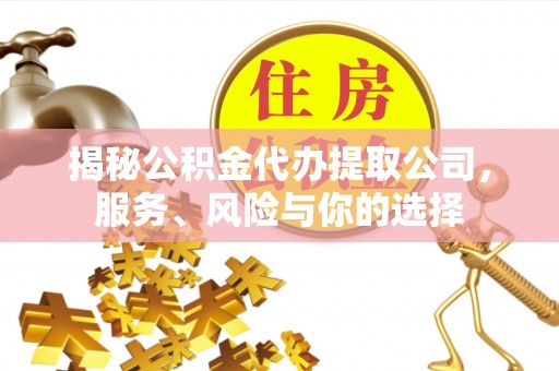 潭子揭秘公积金代办提取公司，服务、风险与你的选择